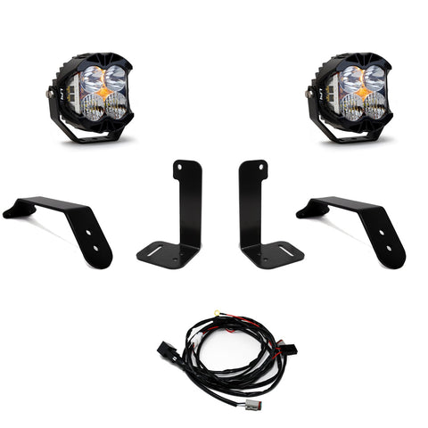 LP4 Pro Bumper Kit - '20-26 Gladiator / '18-26 Wrangler JL; W/ OE Plastic Bumper (Driving/Combo; Clear; Toggle Wiring)