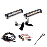 S8 Dual 10 Inch Grille Kit - '18-20 F-150 (Driving/Combo; Clear)