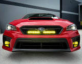 S8 20 Inch Grille Kit - '18-21 WRX/WRX STI (Driving/Combo; Baja Amber)