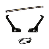 S8 50 Inch Roof Mount Kit - '20-26 Gladiator / '18-26 Wrangler JL; Exc. Rubicon 392 (Driving/Combo; Clear; Upfitter Wiring)