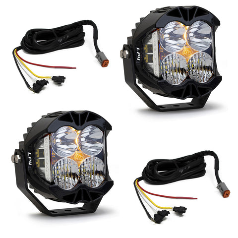 LP4 Pro Bumper Kit - '20-26 Gladiator / '18-26 Wrangler JL; W/ OE Steel Bumper (Driving/Combo; Clear; Upfitter Wiring)