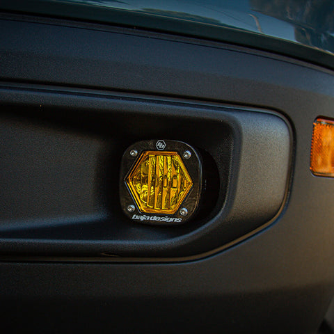 S1 Fog Pocket Kit - '21-24 Bronco Sport (Wide Cornering; Clear)