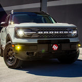 S1 Fog Pocket Kit - '21-24 Bronco Sport (Wide Cornering; Baja Amber)
