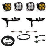Squadron SAE/Pro Fog Pocket Kit - '21-23 F-150 W/o DRL (SAE Fog; Baja Amber; Upfitter Wiring)