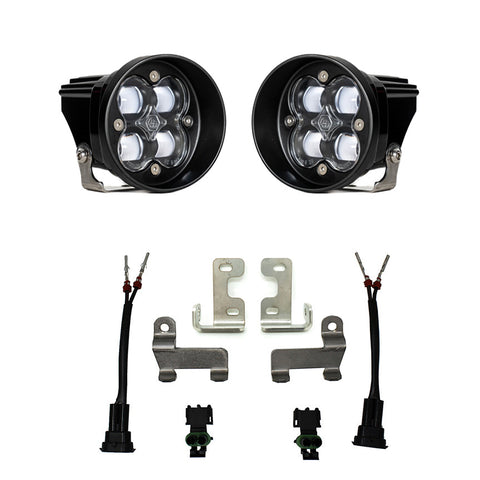 Squadron-R SAE Fog Pocket Kit - '16-21 RAV4; '14-19 Highlander (SAE Fog; Clear)