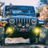 Squadron-R SAE Fog Pocket Kit - '20-26 Gladiator / '18-26 Wrangler JL; W/ OE Rubicon Bumper (SAE Fog; Baja Amber)
