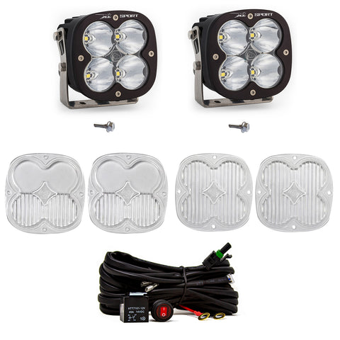XL Sport A-Pillar Kit - '21-26 Bronco; '22-26 Bronco Raptor (Spot; Clear; Toggle Wiring)