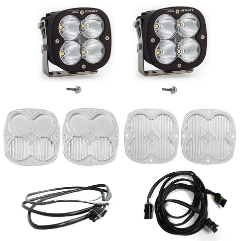 XL Sport A-Pillar Kit - '21-26 Bronco; '22-26 Bronco Raptor (Spot; Clear; Upfitter Wiring)