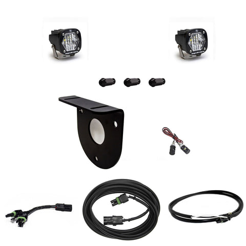 S1 Dual Reverse Kit - '21-26 Bronco (Multi-Pattern; Clear; Upfitter Wiring; No License Plate Mount)
