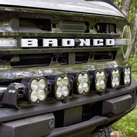 XL Sport Linkable Sport Bumper Light Kit - '21-26 Bronco; W/ OE Plastic Bumper (Multi-Pattern; Clear; Toggle Wiring)