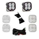 XL Pro A-Pillar Kit - '07-18 Wrangler JK (Spot; Clear)