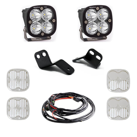 Squadron Pro A-Pillar Kit - '14-21 RZR XP 1000; XP Turbo; Turbo S (Spot; Clear)