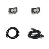 S2 Sport Dual Reverse Kit - GMC Sierra 1500 2019-26; 2500HD/3500HD 2020-23 (Wide Cornering; Clear)