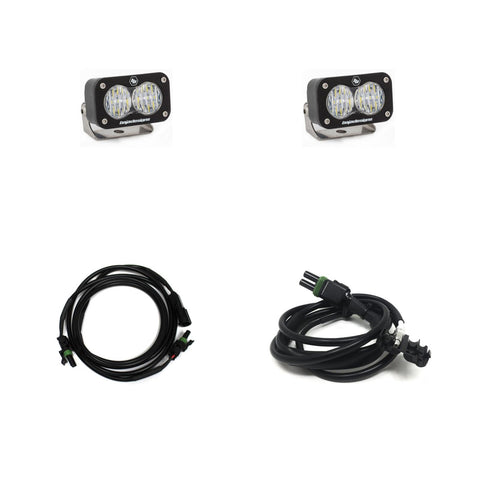 S2 Sport Dual Reverse Kit - GMC Sierra 1500 2019-26; 2500HD/3500HD 2020-23 (Wide Cornering; Clear)