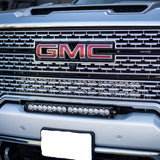S8 Dual 30 Inch Grille Kit - '20-23 Sierra 2500HD/3500HD Exc. AT4 (Driving/Combo; Clear)