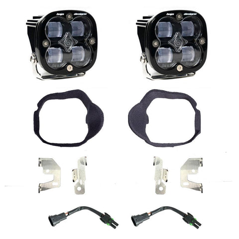 Squadron SAE Fog Pocket Kit - '19-26 Sprinter 1500/2500/3500 (SAE Fog; Clear)