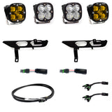 Squadron SAE/Sport Fog Pocket Kit - '21-23 F-150 W/ DRL (SAE Fog; Baja Amber; Upfitter Wiring)