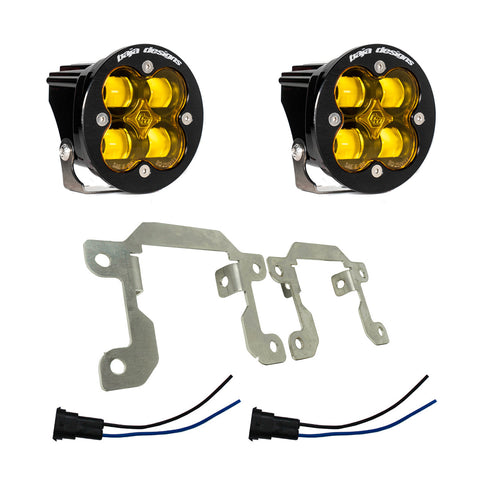 Squadron SAE Fog Pocket Kit - '19-26 2500/3500 Big Horn (SAE Fog; Baja Amber)