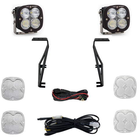 XL Sport A-Pillar Kit - '21-26 F-150 Raptor / Raptor R / Raptor 37 (Driving/Combo; Clear)