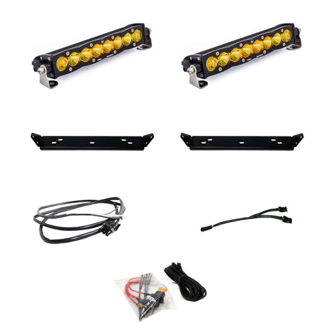 S8 10 Inch Dual Behind Grille Kit - '21-26 F-150 Raptor  '24-26 Raptor 37/R (Driving/Combo; Baja Amber)