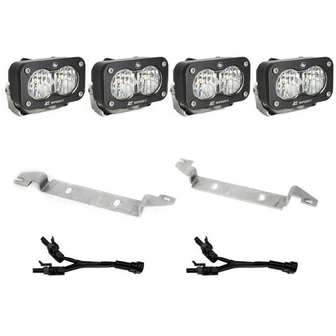 S2 Sport Fog Pocket Kit - '22-26 Tundra (Wide Cornering; Clear)