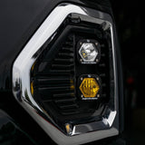 S1 Dual Fog Pocket Kit - '19-22 Sierra 1500 (Wide Cornering/Spot; Clear/Clear)