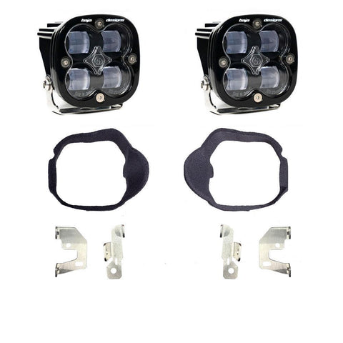 Mercedes Squadron SAE Fog Pocket Light Kit - Mercedes 2014-2018 Sprinter Van (Clear)