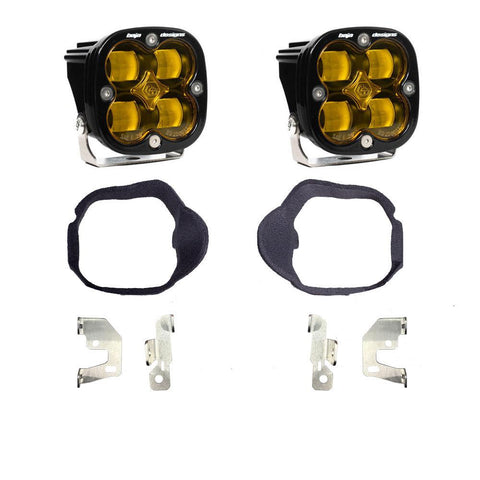 Mercedes Squadron SAE Fog Pocket Light Kit - Mercedes 2014-2018 Sprinter Van (Baja Amber)