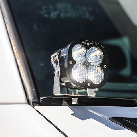 Mercedes Sprinter Van XL Pro A-Pillar Kit - Mercedes 2014-2018 Sprinter Van (Driving/Combo; Clear)