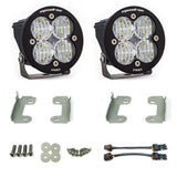 Jeep JK Squadron-R Pro Fog Pocket Light Kit - Jeep 2007-09 Wrangler JK; NOTE: W/ Standard OE Bumper (Clear)