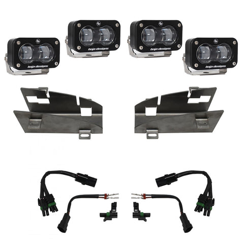 Dodge  Ram Rebel/TRX (19-24)  Dual S2 SAE Fog Pocket Kit