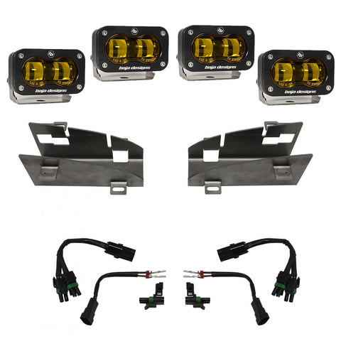Dodge  Ram Rebel/TRX (19-24)  Dual S2 SAE Amber FPK