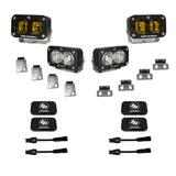 S2 SAE Amber/S2 Pro Fog Pocket Kits - Ford '21-26 F-150 Raptor  '23-26 Bronco Raptor  '24-26 F-150 Raptor 37/R