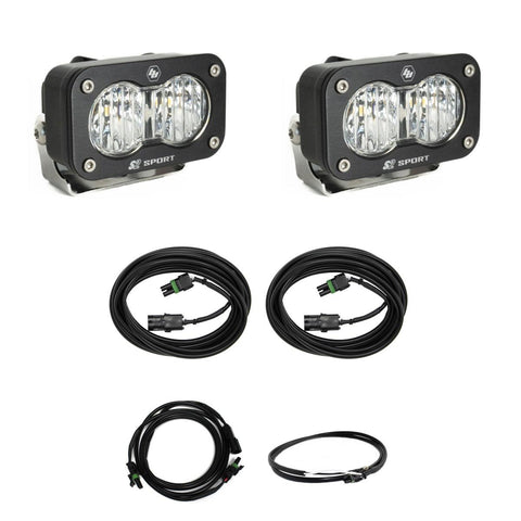 S2 Sport W/C  Reverse Kit W/ Upfitter (Wide Cornering; Clear; Upfitter Wiring)