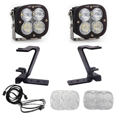 XL Sport A-Pillar Kit - 2023-26 Ford F-250/350 Super Duty (Driving/Combo; Clear; Upfitter Wiring)