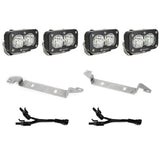 S2 Sport Dual Fog Pocket Light Kit - 2024-2026 Tacoma (Wide Cornering; Clear)