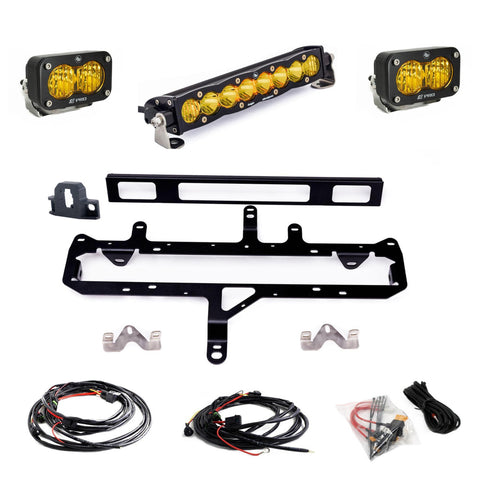 Toyota S8 10" Light Bar / S2 Pro Grille Conversion Light Kit - 2024-2026 Toyota Tacoma (Baja Amber)