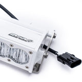 OnX6+ White Straight LED Light Bar (10 Inch; Driving/Combo; Clear)