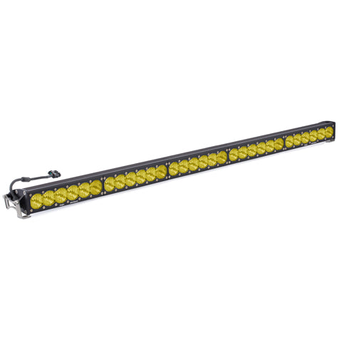 OnX6+ Straight LED Light Bar (50 Inch; Wide Cornering; Baja Amber)