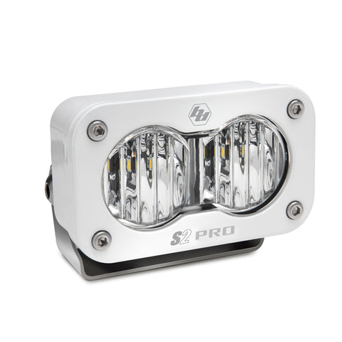 S2 Pro White LED Light Pod (Wide Cornering; Clear)