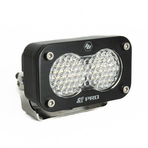 S2 Pro Black LED Light Pod (Work/Scene; Clear)