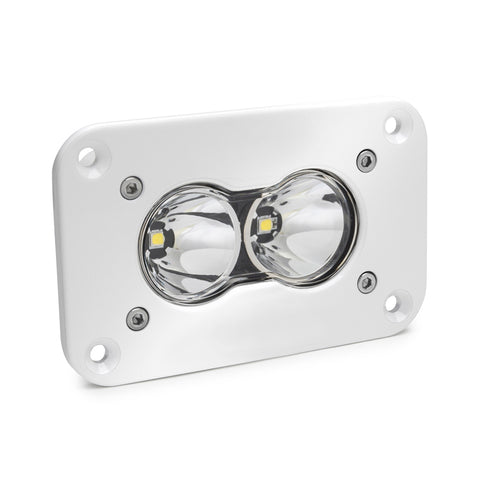 S2 Pro White Flush Mount LED Light Pod (Spot; Clear)