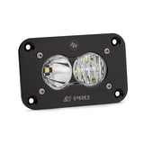 S2 Pro Black Flush Mount LED Light Pod (Driving/Combo; Clear)