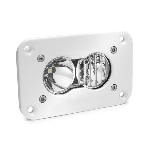 S2 Pro White Flush Mount LED Light Pod (Driving/Combo; Clear)
