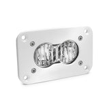 S2 Pro White Flush Mount LED Light Pod (Wide Cornering; Clear)