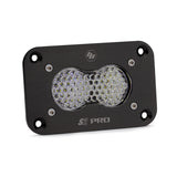 S2 Pro Black Flush Mount LED Light Pod (Work/Scene; Clear)