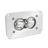 S2 Pro White Flush Mount LED Light Pod (Work/Scene; Clear)
