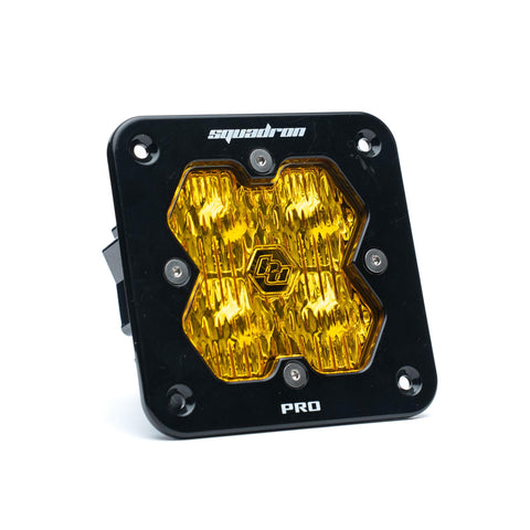 Squadron 2.0 Pro  Flush Mount  LED Wide Cornering  Baja Amber