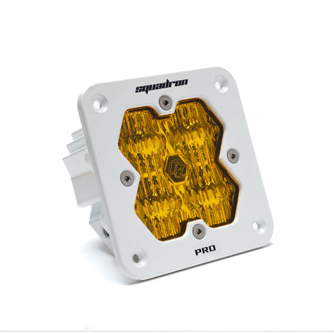 Squadron 2.0  Pro  White  Flush Mount  LED Wide Cornering  Baja Amber