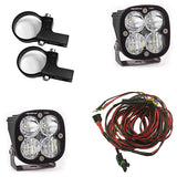 PowerSports Squadron Pro Horizontal Mount Light Kit (Driving/Combo; Clear; 1.75 Inch Mount)